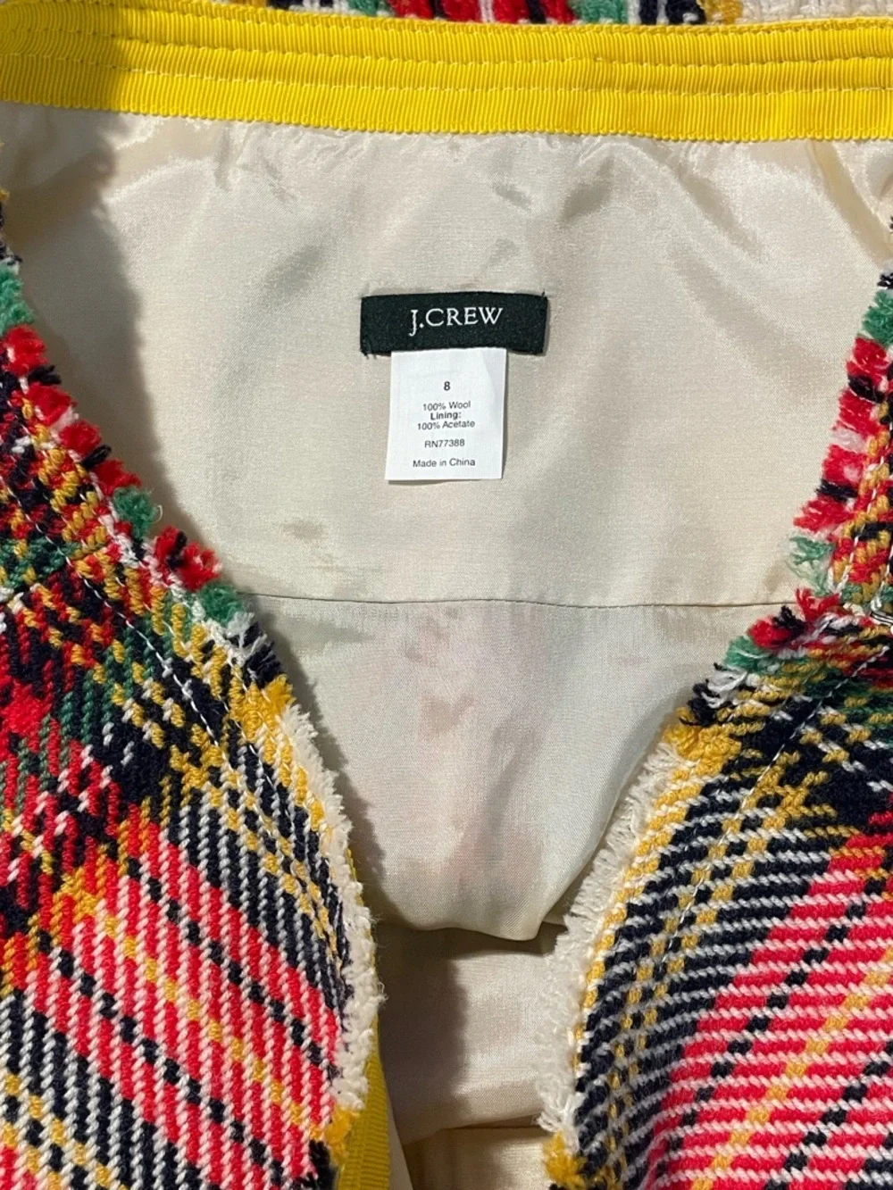J. Crew crew plaid